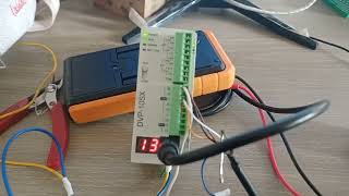 Delta PLC with Encoder Output Display