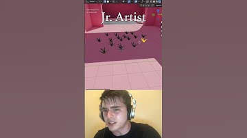 Jr vs Sr Artist: Making Nature #blendertutorial #blender #blendercommunity #blender3d #b3d