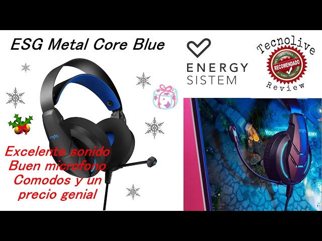 Cascos Gaming ESG 4 Surround 7.1 Blue