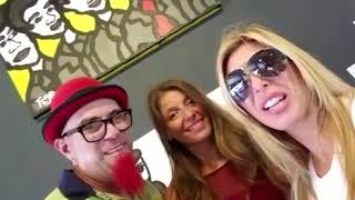 Floyd The Rock Artist (Ad) Soleil Y Carla Cid De Diego At Lanzamiento De Original Living Magazine