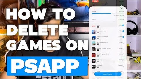 PS5 : How To Delete Games And Clear Data Storage On PlayStation App New