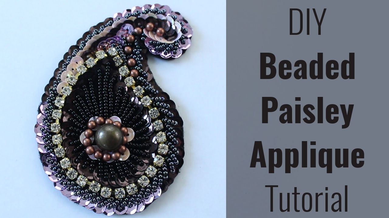 How to Make a Brooch from an Applique - SPARKLY BELLY