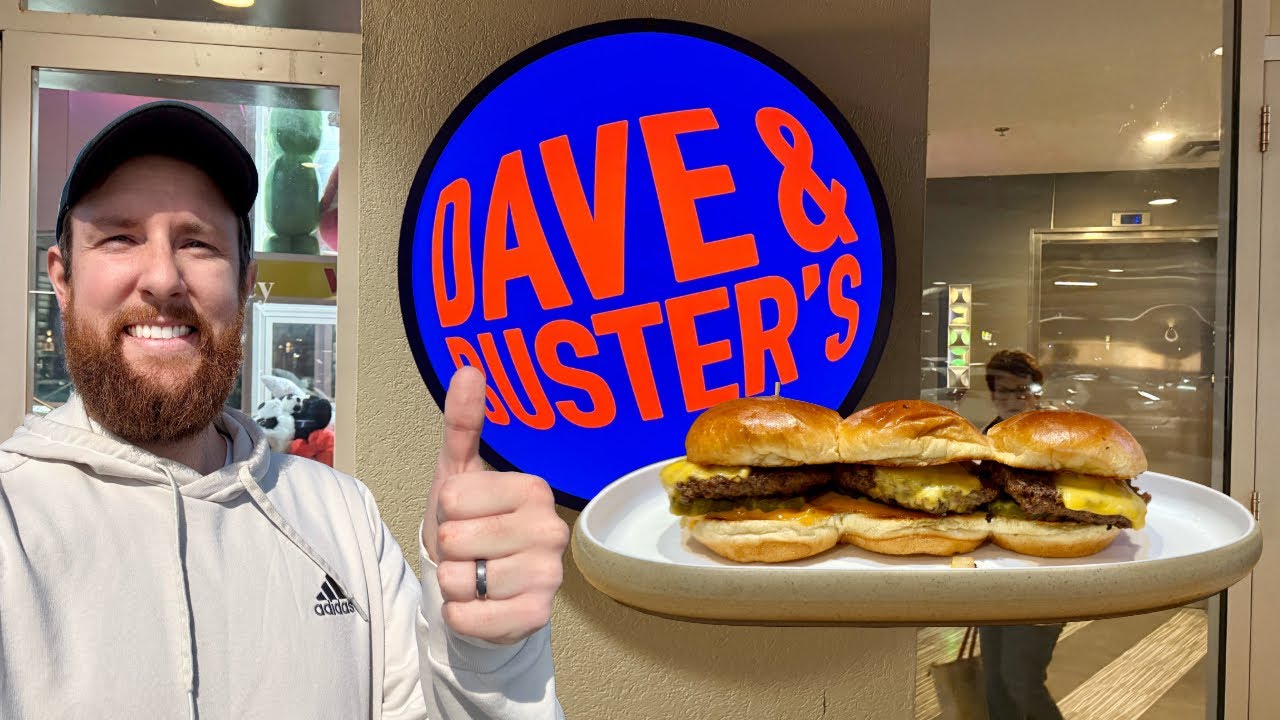 Обзор НОВОГО ОГРОМНОГО МЕНЮ в Dave & Buster’s