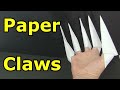 How to Make Paper Claws