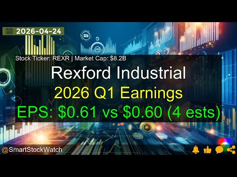 Rexford Industrial (REXR|$8.2B) - 2026 Q1 Earnings Analysis