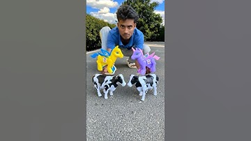 Remote Control 2 Ta Cow and 2 RC Horse Deko