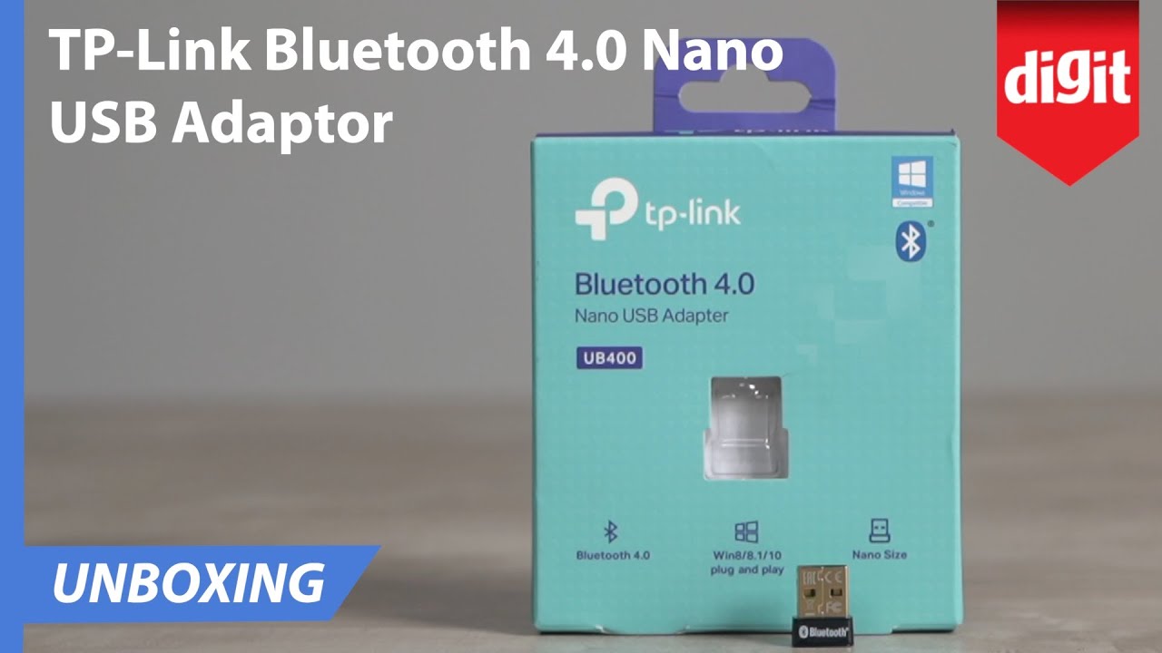 TP Link Bluetooth 4.0 Nano USB Adaptor UB400 Unboxing 