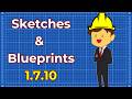 Sketches &amp; Blueprints Mod - Minecraft 1.7.10