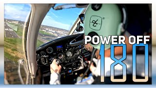Mastering the Power Off 180: Epic Engine Failure Simulation at Hartford-Brainard Airport!