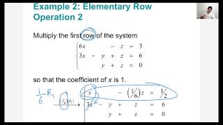 Lecture 2 - Augmented Matrix Forms and Elementary Row Operations