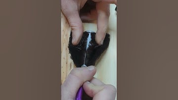 Reverse no music thread cutting #asmr #threadcutting #asmrsounds #asmrcommunity #oddlysatisfying