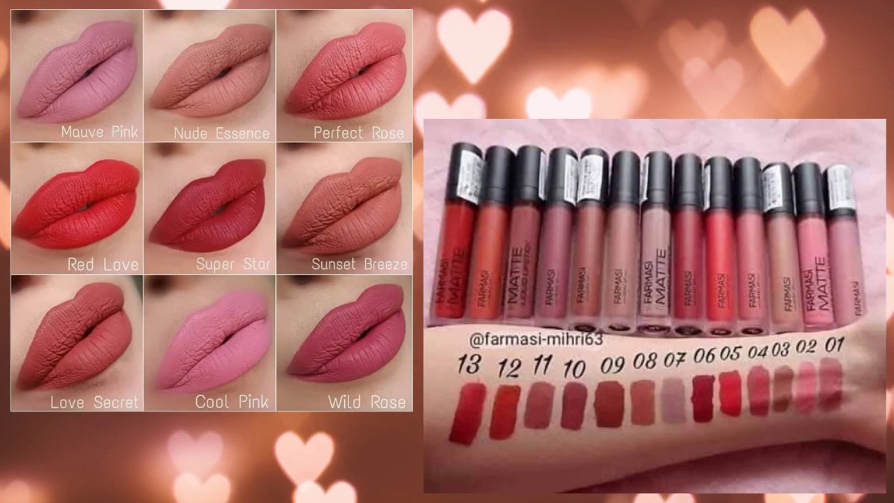 farmasi liquid matte lipstick
