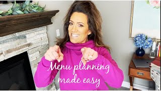 How I Menu Plan!! #menuplanning