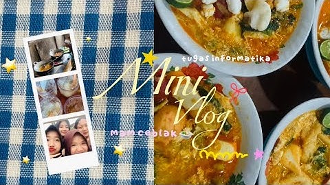 VLOG MAKAN SEBLAK BER-4 😻👏🏻| Tugas Informatika yang Santai & Seru!