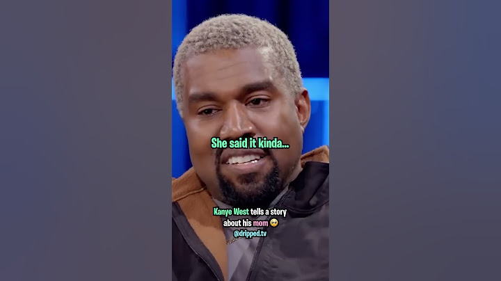 Kanye West Tells a Sad Story About His Mom 🥺