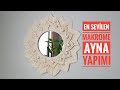 EN SEVİLEN MODEL MAKROME AYNA YAPIMI/ DIY/ MACRAME MIRROR MAKING/ MAKROME MANDALA (ölçü 120 cm)