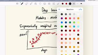 Deep Learning Module 2 Part 5/1: Exponentially Weight Average