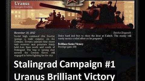 Lets Play: Unity of Command - Soviet Campaign: Uranus Brillant Victory (HD)