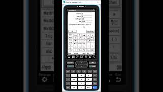 Calculating the binomial distribution with the Casio Classpad