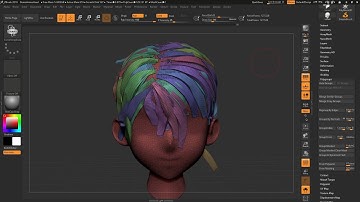 Zbrush 2018  I will make a Full Character and then add Hair:)