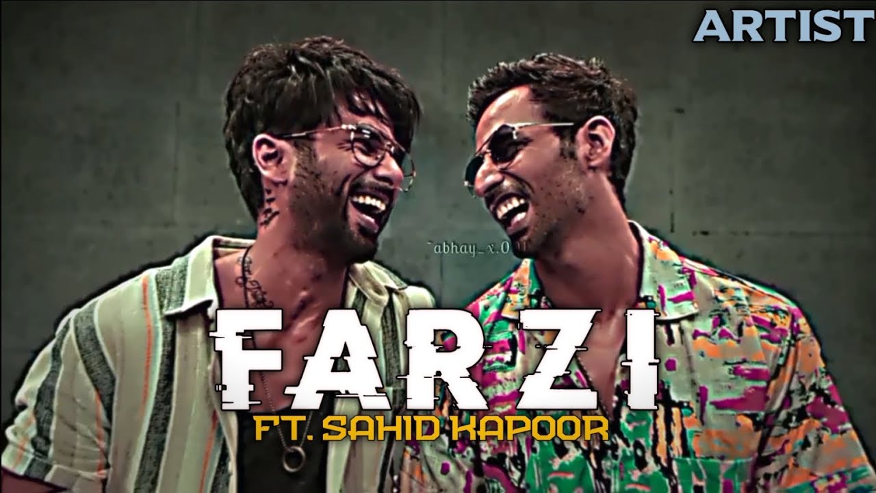 FARZI EDIT ⚡🔥 || Ft.sahidkapoor || #farzi
