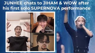 Download Lagu JUNHEE with Jiham \u0026 Wow on TikTok live after his first solo Supernova performance MP3 Download Lagu JUNHEE with Jiham \u0026 Wow on TikTok live after his first solo Supernova performance MP3