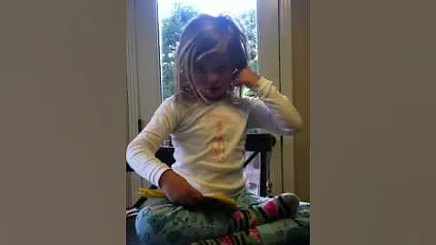 Arden reading gingerbread man