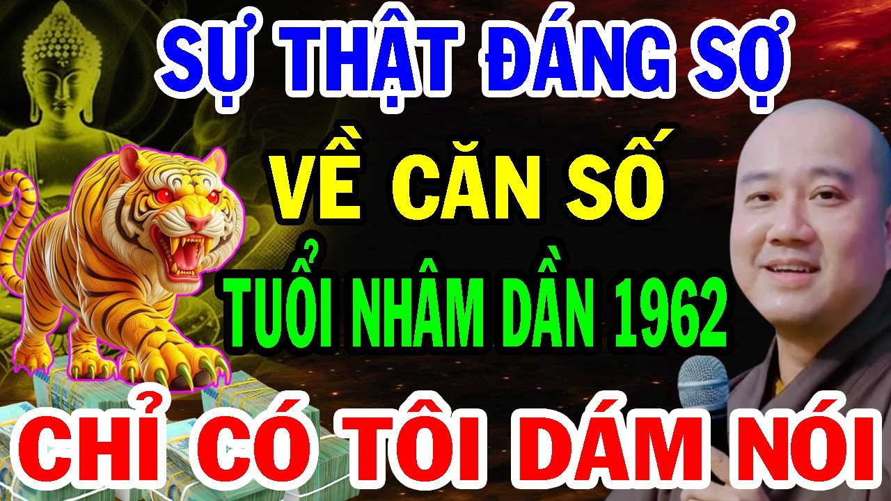 Thầy Pháp Hòa Tiết Lộ Về Căn Số Tuổi Nhâm Dần 1962, Tiền Vận Gian Nan Vất Vả - Hậu Vận Mới An Nhàn