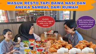 BAWA NASI DAN ANEKA SAMBAL KE KFC SPANYOL