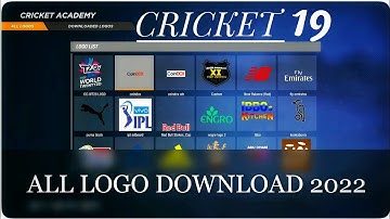 CRICKET 19: ALL LOGO DOWNLOAD 22 LOGO TEAM BATS KITS CRICKET 19 LOGO DOWNLOAD- #GameAttic #Cricket19