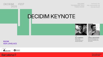 Institutional Opening & Decidim Keynote