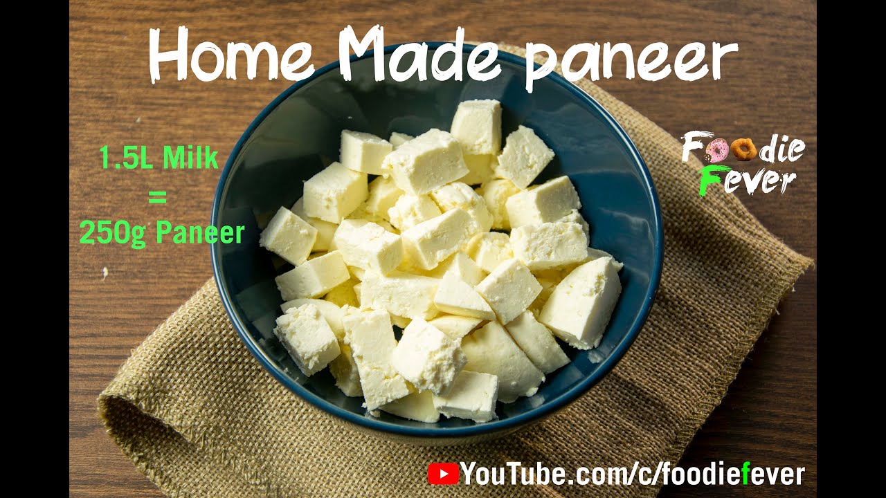 Home Made Paneer How to make Paneer at home Perfect Homemade Paneer