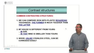Technical English - Expressing comparison and contrast | 19/23 | UPV