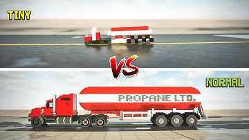 TINY Propane Truck vs NORMAL Propane Truck 2 | Teardown