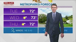 Turning cooler Tuesday, sunny and mild autumn weather continues | First Alert Forecast - Sept. 27, 7