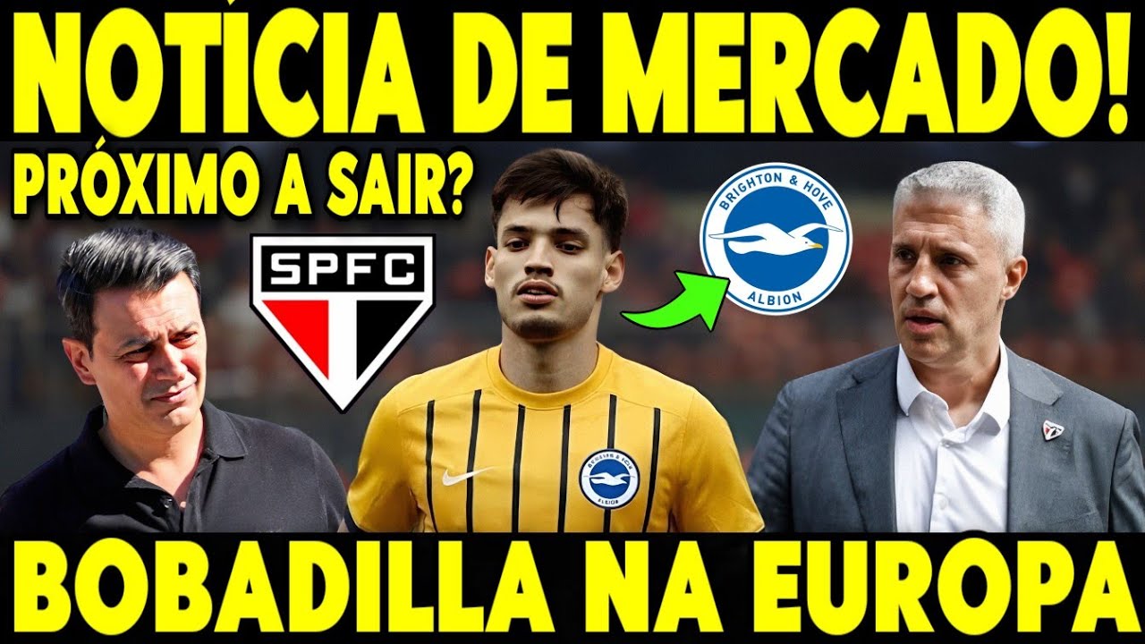 NOTÍCIA QUENTE SAIU AGORA NESSE SABADÃO! REINO UNIDO SE MEXE FORTE NO MERCADO POR JOGADOR DO SPFC