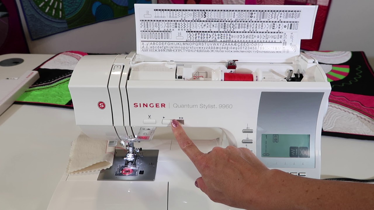 Singer Quantum Stylist 9960 - Basics and Overview 