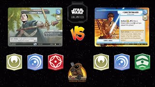 Chirrut Aggression vs Luke Command | Star Wars Unlimited Premier Gameplay | Bo3