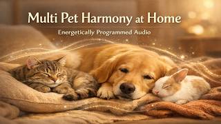 Multi-Pet Harmony at Home – Energetic Calm for Peace Between Animals–Sound Healing – 8 Hours