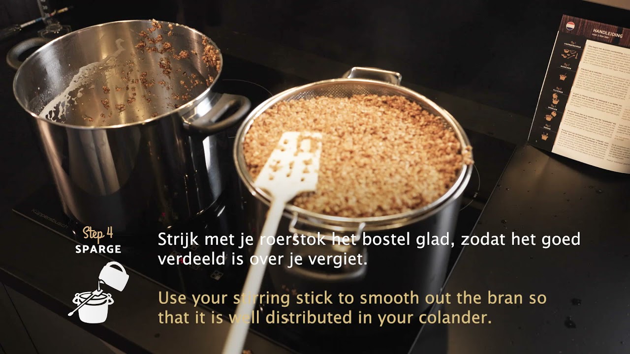 Brew Monkey Instructievideo - Stap 4 - Spoelen - Zelf Bier Brouwen