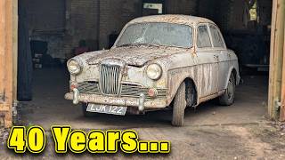 Famous Stood 40 Years Will it Run and Drive? Riley One Point Five Wealth