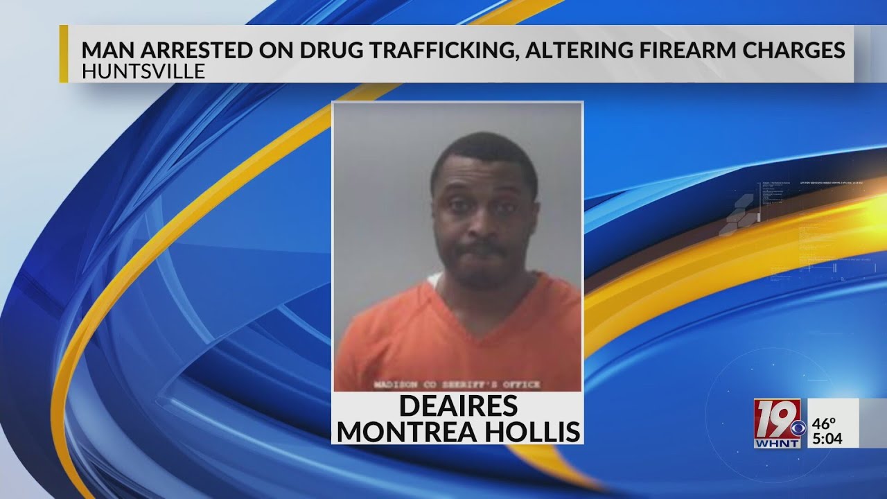 Man Arrested on Drug Trafficking, Altering Firearm Charges | Jan. 13 ...