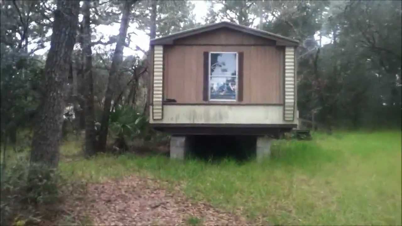Two Hidden abandoned mobile homes