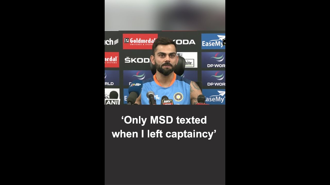 Only MSD texted when I left captaincy: Virat Kohli | India vs Pakistan match | Asia Cup 2022