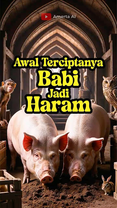 AWAL TERCIPTANYA BABI JADI HARAM DAN NAJIS