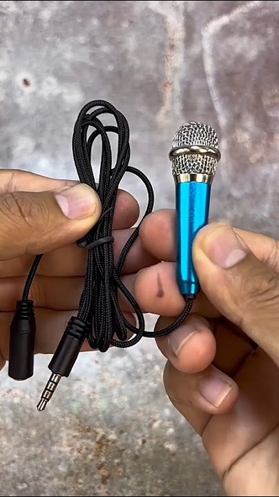 mini microphone with 3.5mm plug. #microphone #3.5mm #shortvideo