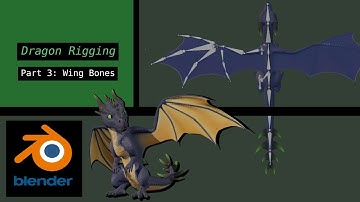 Dragon Rigging Part 3 | Wings | Blender Rigging Tutorial