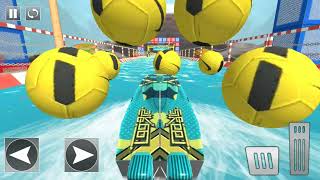 Extreme Boat stunt races/Android game play screenshot 3
