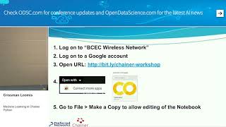 Machine Learning in Chainer Python - Crissman Loomis | ODSC East 2018