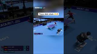 Highlights from Dang Qiu vs Chan Baldwin!🥶🔂 #ITTFWorlds2026 #TableTennis